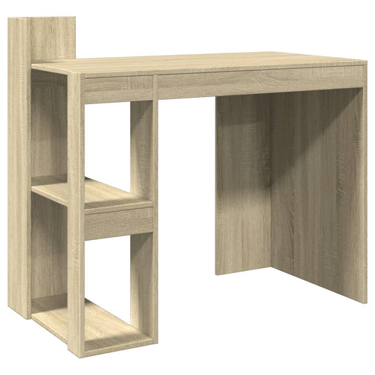 Office Desk Sonoma Oak 103.5x56.5x94 cm Engineered Wood Office Desk Sonoma Oak 103.5x56.5x94 cm Engineered Wood