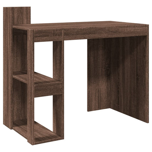 Office Desk Brown Oak 103,5x56,5x94 cm Engineered Wood Office Desk Brown Oak 103,5x56,5x94 cm Engineered Wood