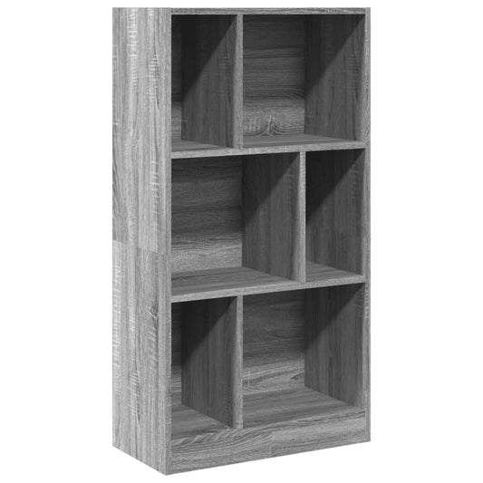 Bookcase Grey Sonoma 57x28.5x107.5 cm Engineered Wood Bookcase Grey Sonoma 57x28.5x107.5 cm Engineered Wood