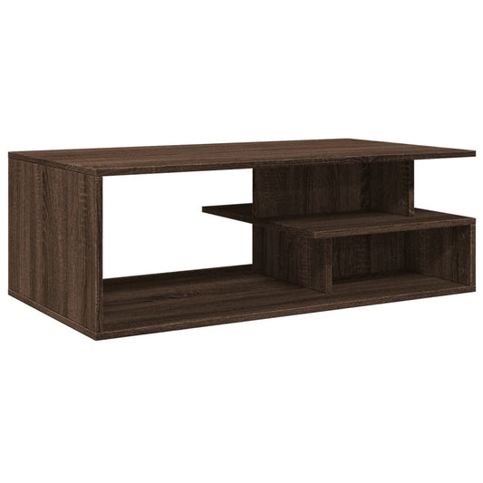 Coffee Table Brown Oak 102x55x35 cm Engineered Wood Coffee Table Brown Oak 102x55x35 cm Engineered Wood
