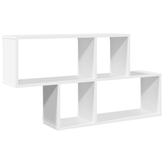 Wall Shelf White 100x20x53 cm Engineered Wood Wall Shelf White 100x20x53 cm Engineered Wood