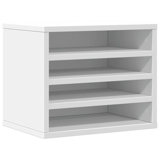 Desk Organiser White 36x26x29.5 cm Engineered wood Desk Organiser White 36x26x29.5 cm Engineered wood