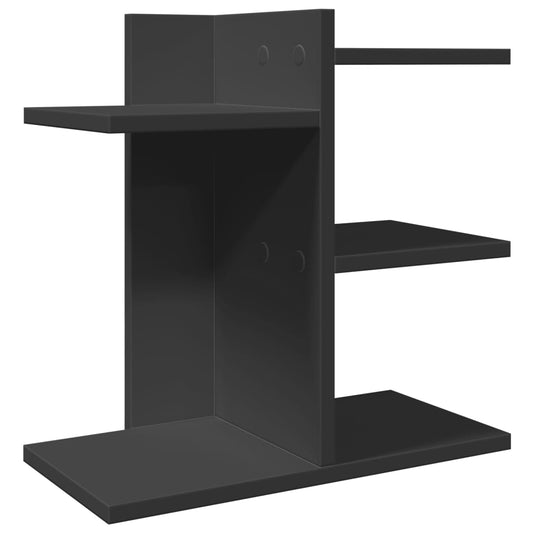 Desk Organiser Black 42x21.5x42 cm Engineered wood Desk Organiser Black 42x21.5x42 cm Engineered wood