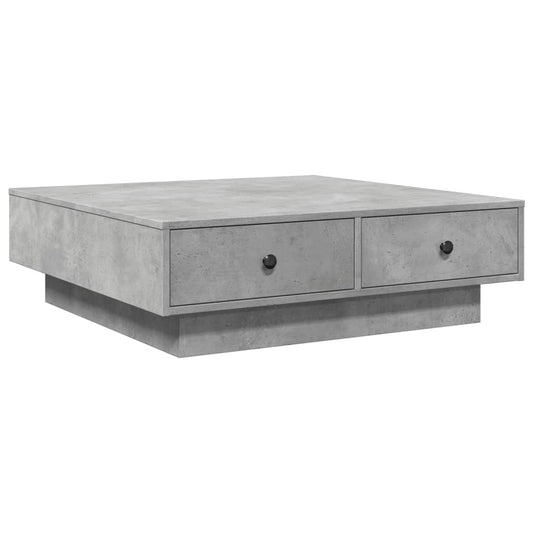 Coffee Table Concrete Grey 90x90x28 cm Engineered Wood Coffee Table Concrete Grey 90x90x28 cm Engineered Wood