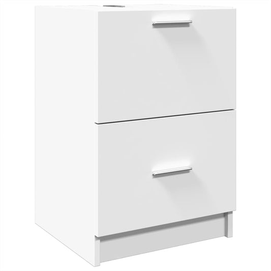 Sink Cabinet White 40x37x59 cm Engineered Wood Sink Cabinet White 40x37x59 cm Engineered Wood