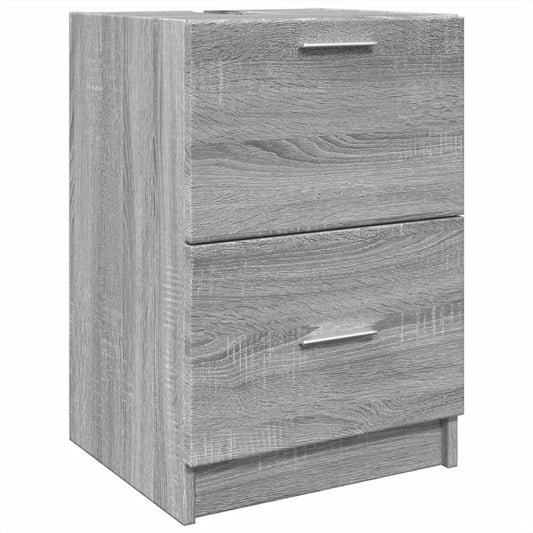 Sink Cabinet Grey Sonoma 40x37x59 cm Engineered Wood Sink Cabinet Grey Sonoma 40x37x59 cm Engineered Wood