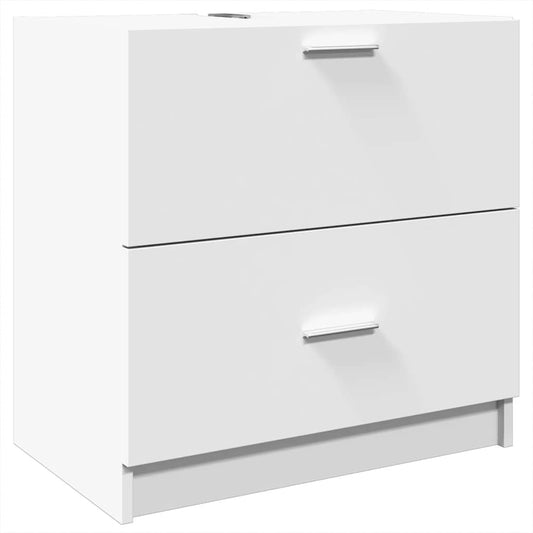 Sink Cabinet White 59x37x59 cm Engineered Wood Sink Cabinet White 59x37x59 cm Engineered Wood
