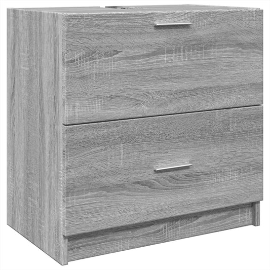 Sink Cabinet Grey Sonoma 59x37x59 cm Engineered Wood Sink Cabinet Grey Sonoma 59x37x59 cm Engineered Wood