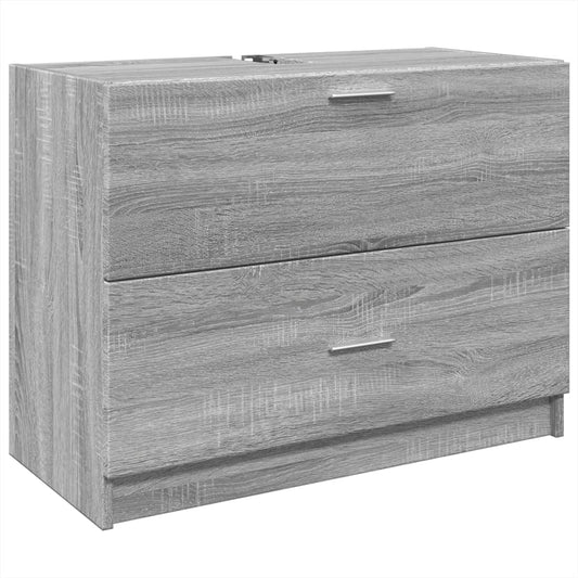 Sink Cabinet Grey Sonoma 78x37x59 cm Engineered Wood Sink Cabinet Grey Sonoma 78x37x59 cm Engineered Wood