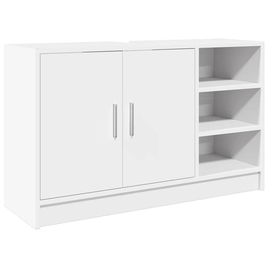 Sink Cabinet White 90x29x55 cm Engineered Wood Sink Cabinet White 90x29x55 cm Engineered Wood