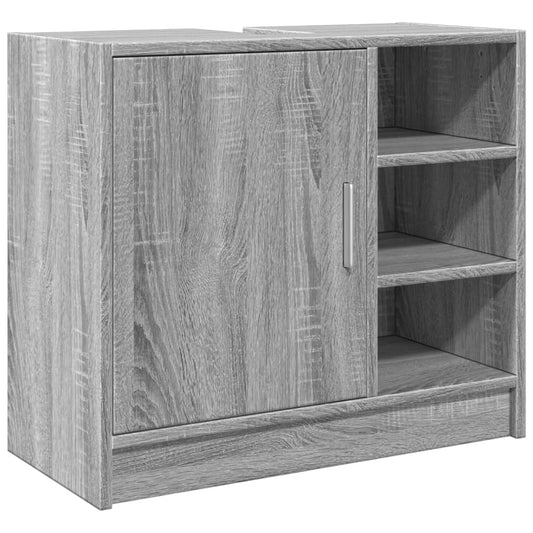 Sink Cabinet Grey Sonoma 63x29x55 cm Engineered Wood Sink Cabinet Grey Sonoma 63x29x55 cm Engineered Wood