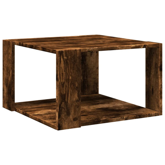Coffee Table Smoked Oak 51.5x51.5x30 cm Engineered Wood Coffee Table Smoked Oak 51.5x51.5x30 cm Engineered Wood
