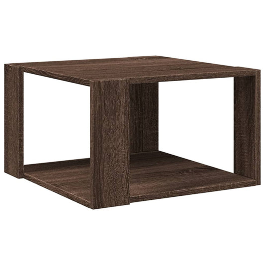 Coffee Table Brown Oak 51.5x51.5x30 cm Engineered Wood Coffee Table Brown Oak 51.5x51.5x30 cm Engineered Wood