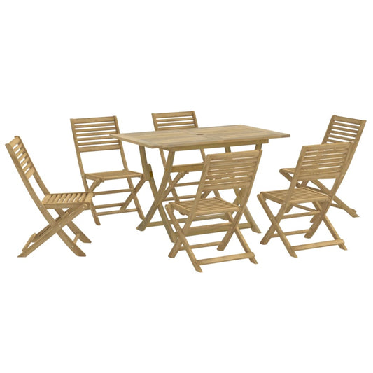 7 Piece Garden Dining Set Solid Wood Acacia 7 Piece Garden Dining Set Solid Wood Acacia