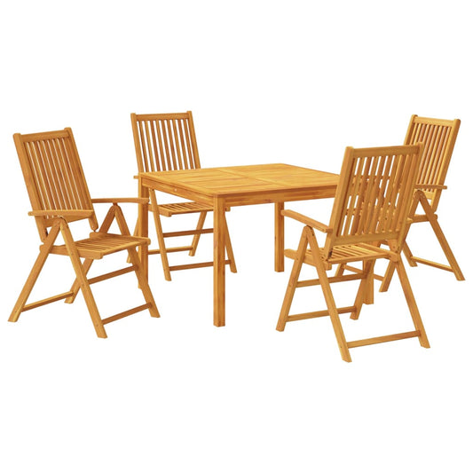 5 Piece Garden Dining Set Solid Wood Acacia 5 Piece Garden Dining Set Solid Wood Acacia