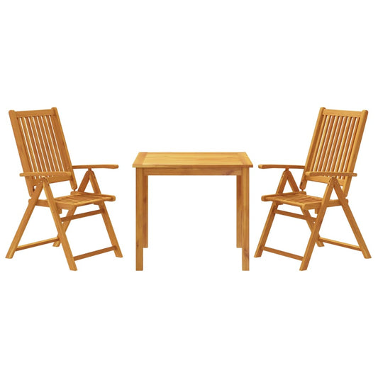 3 Piece Garden Dining Set 85x85x74 cm Solid Wood Acacia 3 Piece Garden Dining Set 85x85x74 cm Solid Wood Acacia