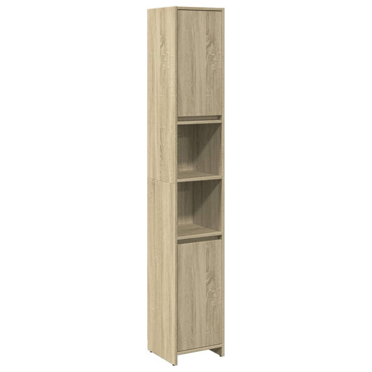 Bathroom Cabinet Sonoma Oak 30x30x183.5 cm Engineered Wood Bathroom Cabinet Sonoma Oak 30x30x183.5 cm Engineered Wood