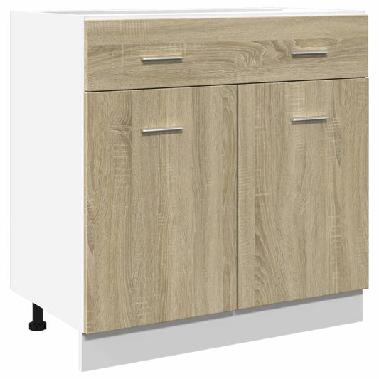 Drawer Bottom Cabinet "Lyon" Sonoma Oak 80x46x81.5 cm Drawer Bottom Cabinet "Lyon" Sonoma Oak 80x46x81.5 cm