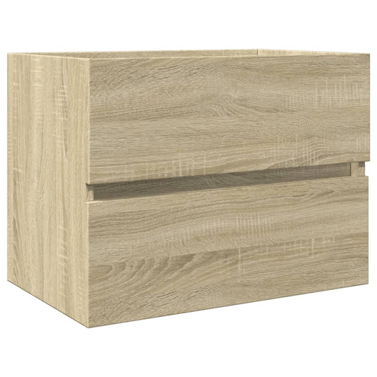 Sink Cabinet Sonoma Oak 60x38.5x45 cm Engineered Wood Sink Cabinet Sonoma Oak 60x38.5x45 cm Engineered Wood
