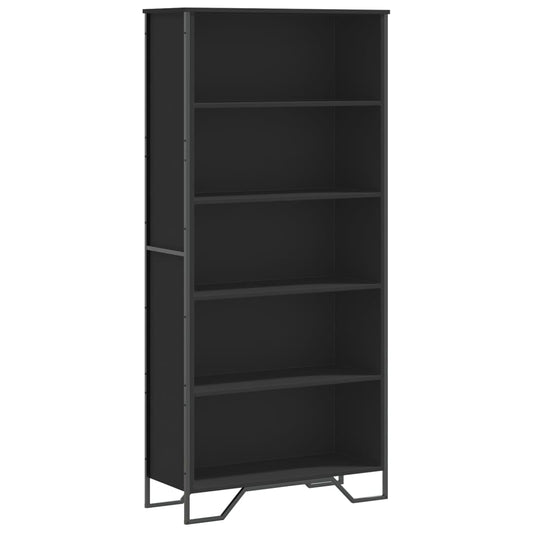 Book Cabinet Black 80x31x169 cm Engineered wood Book Cabinet Black 80x31x169 cm Engineered wood