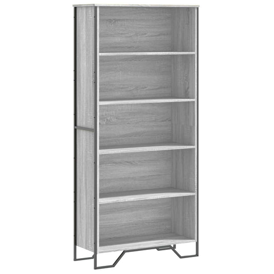 Book Cabinet Grey Sonoma 80x31x169 cm Engineered wood Book Cabinet Grey Sonoma 80x31x169 cm Engineered wood
