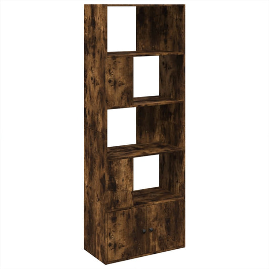 Bookcase Smoked Oak 70x36x189 cm Engineered Wood Bookcase Smoked Oak 70x36x189 cm Engineered Wood