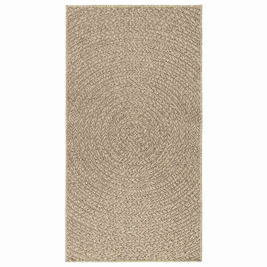 Rug ZIZUR Beige 80x150 cm Jute Look Indoor and Outdoor Rug ZIZUR Beige 80x150 cm Jute Look Indoor and Outdoor