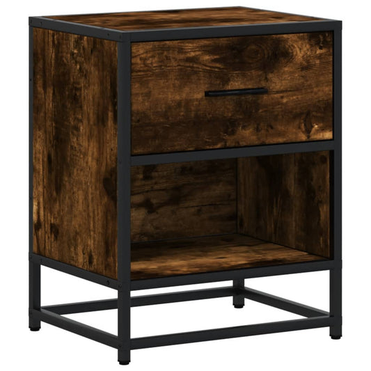 Bedside Cabinet Smoked Oak 40x31x50 cm Engineered Wood Bedside Cabinet Smoked Oak 40x31x50 cm Engineered Wood
