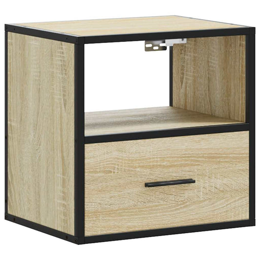 Wall-mounted Bedside Cabinet Sonoma Oak 40x31x39.5 cm Wall-mounted Bedside Cabinet Sonoma Oak 40x31x39.5 cm
