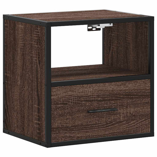 Wall-mounted Bedside Cabinet Brown Oak 40x31x39.5 cm Wall-mounted Bedside Cabinet Brown Oak 40x31x39.5 cm