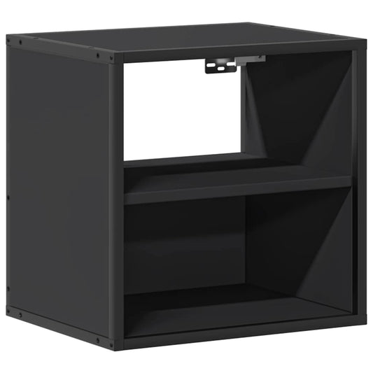 Wall-mounted Bedside Cabinet Black 40x31x39.5 cm Wall-mounted Bedside Cabinet Black 40x31x39.5 cm