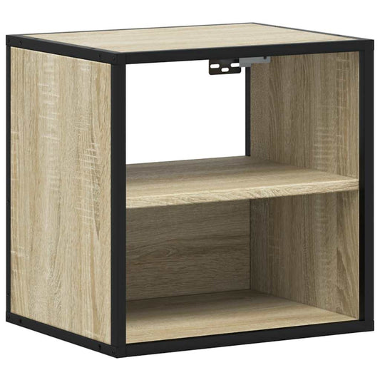 Wall-mounted Bedside Cabinet Sonoma Oak 40x31x39.5 cm Wall-mounted Bedside Cabinet Sonoma Oak 40x31x39.5 cm