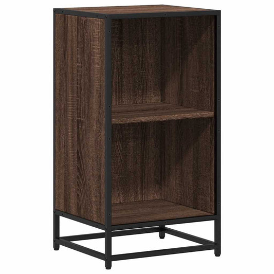 Book Cabinet Brown Oak 40x35x76 cm Engineered Wood Book Cabinet Brown Oak 40x35x76 cm Engineered Wood