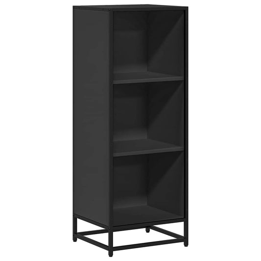 Book Cabinet Black 40x35x107.5 cm Engineered Wood Book Cabinet Black 40x35x107.5 cm Engineered Wood