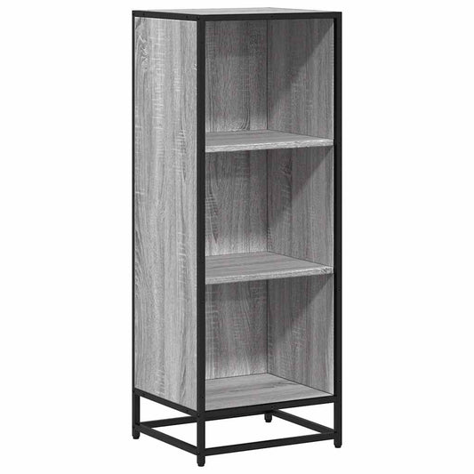 Book Cabinet Grey Sonoma 40x35x107,5 cm Engineered Wood Book Cabinet Grey Sonoma 40x35x107,5 cm Engineered Wood
