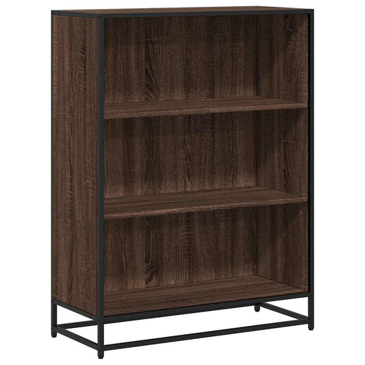 Book Cabinet Brown Oak 80.5x35x107.5 cm Engineered Wood Book Cabinet Brown Oak 80.5x35x107.5 cm Engineered Wood