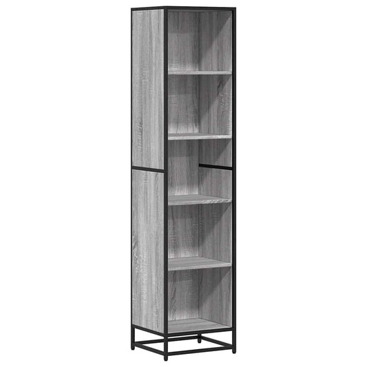 Book Cabinet Grey Sonoma 40x35x170,5 cm Engineered Wood Book Cabinet Grey Sonoma 40x35x170,5 cm Engineered Wood