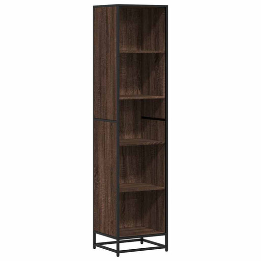 Book Cabinet Brown Oak 40x35x170,5 cm Engineered Wood Book Cabinet Brown Oak 40x35x170,5 cm Engineered Wood