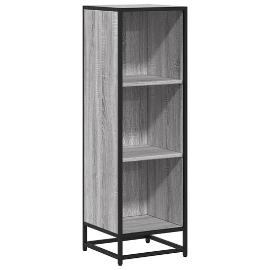 Book Cabinet Grey Sonoma 33.5x33x107.5 cm Engineered Wood Book Cabinet Grey Sonoma 33.5x33x107.5 cm Engineered Wood