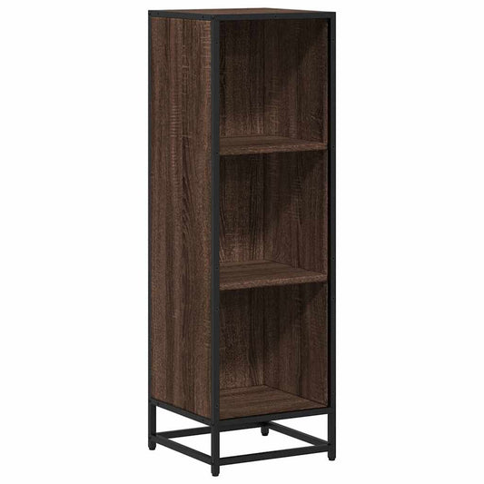 Book Cabinet Brown Oak 33.5x33x107.5 cm Engineered Wood Book Cabinet Brown Oak 33.5x33x107.5 cm Engineered Wood