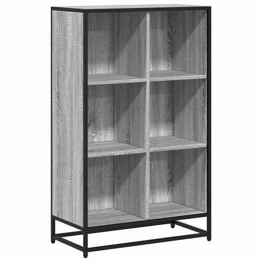 Book Cabinet Grey Sonoma 65.5x33x107.5 cm Engineered Wood Book Cabinet Grey Sonoma 65.5x33x107.5 cm Engineered Wood