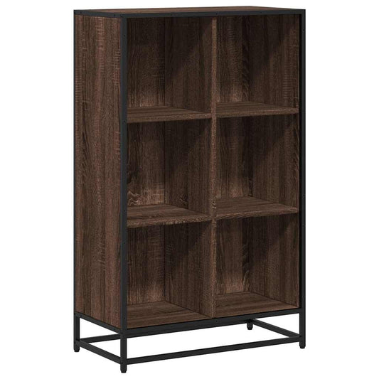 Book Cabinet Brown Oak 65,5x33x107,5 cm Engineered Wood Book Cabinet Brown Oak 65,5x33x107,5 cm Engineered Wood