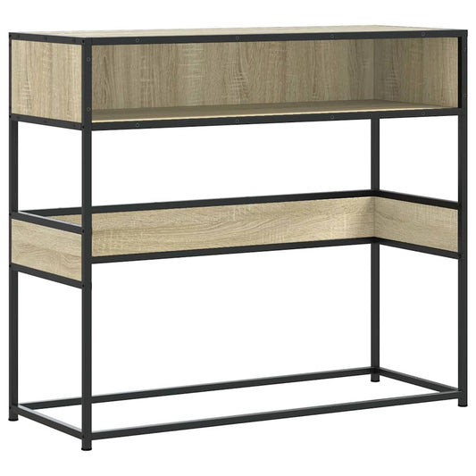 Console Table Sonoma Oak 90x35x80 cm Engineered Wood Console Table Sonoma Oak 90x35x80 cm Engineered Wood
