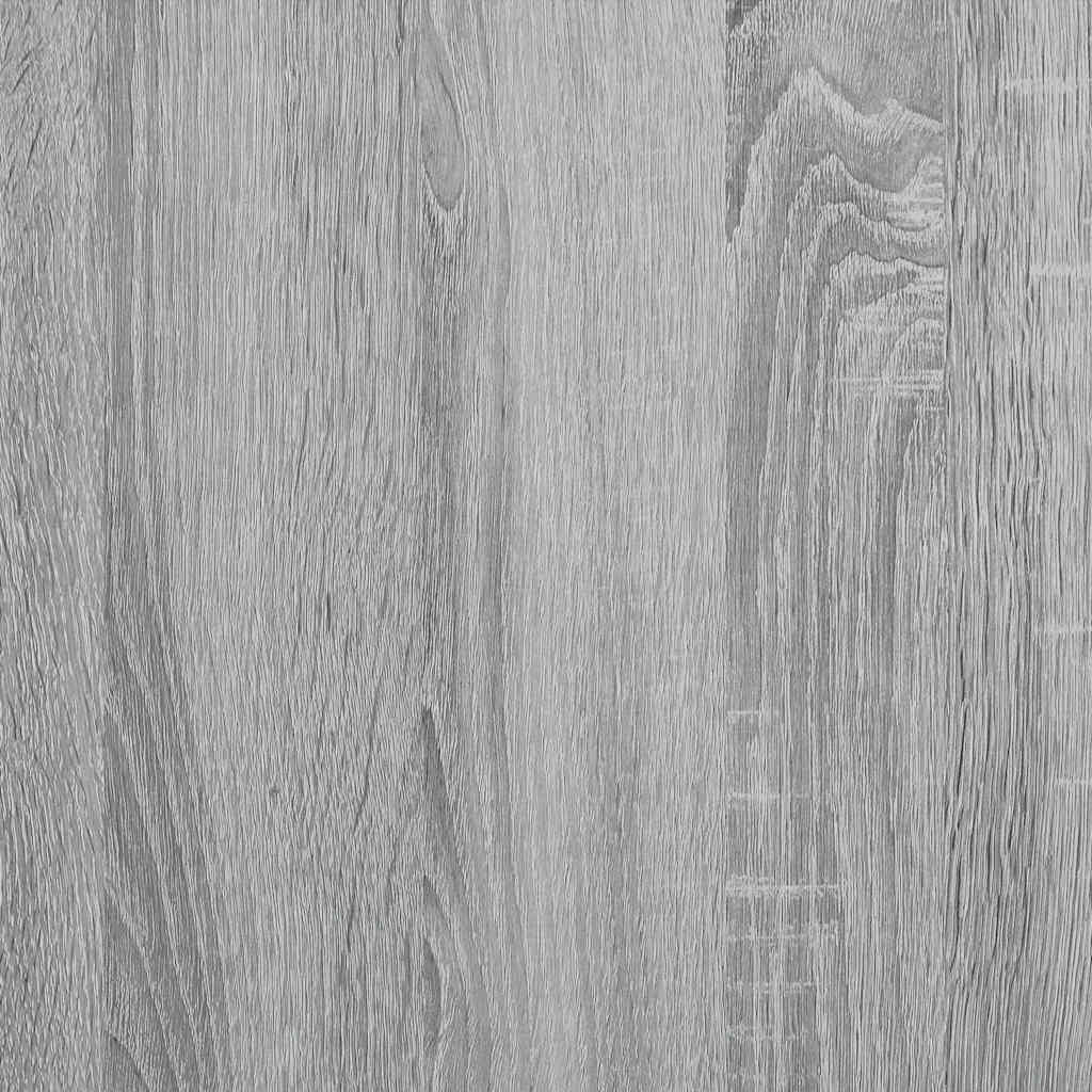Shoe Bench Grey Sonoma 100x40x53,5 cm Engineered Wood and Metal