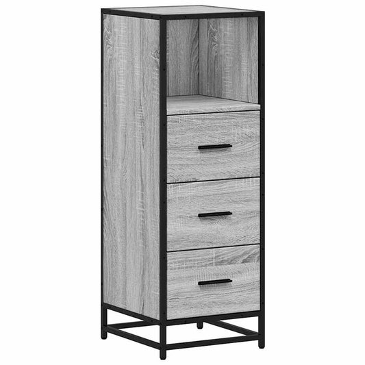 Bathroom Cabinet Grey Sonoma 35x37.5x100 cm Engineered Wood Bathroom Cabinet Grey Sonoma 35x37.5x100 cm Engineered Wood