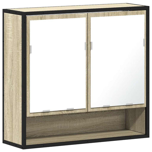 Bathroom Mirror Cabinet Sonoma Oak 65x20x60 cm Engineered Wood Bathroom Mirror Cabinet Sonoma Oak 65x20x60 cm Engineered Wood
