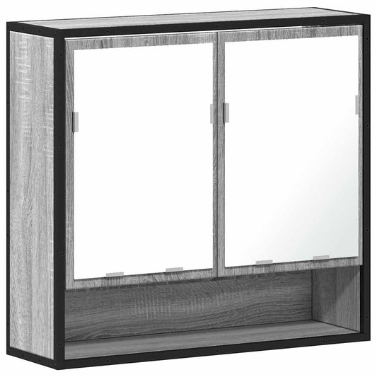 Bathroom Mirror Cabinet Grey Sonoma 65x20x60 cm Engineered Wood Bathroom Mirror Cabinet Grey Sonoma 65x20x60 cm Engineered Wood