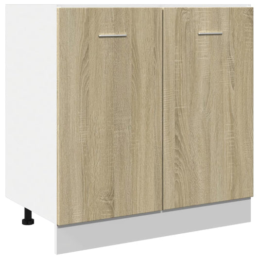 Bottom Cabinet "Lyon" Sonoma Oak 80x46x81,5 cm Engineered Wood Bottom Cabinet "Lyon" Sonoma Oak 80x46x81,5 cm Engineered Wood