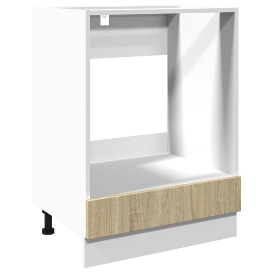 Oven Cabinet Sonoma Oak 60x46x81.5 cm Engineered Wood Oven Cabinet Sonoma Oak 60x46x81.5 cm Engineered Wood