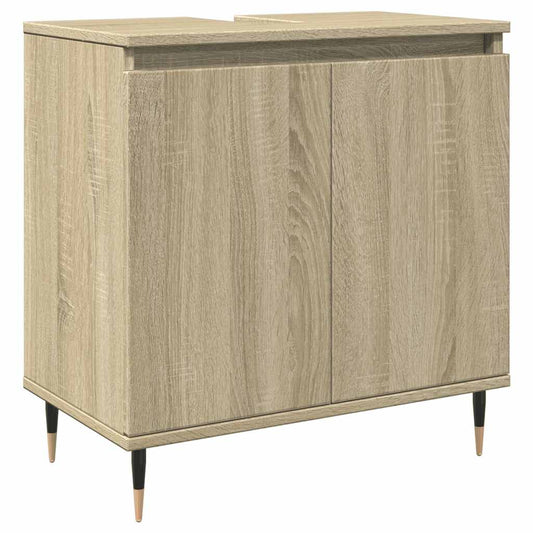 Bathroom Cabinet Sonoma Oak 58x33x60 cm Engineered Wood Bathroom Cabinet Sonoma Oak 58x33x60 cm Engineered Wood